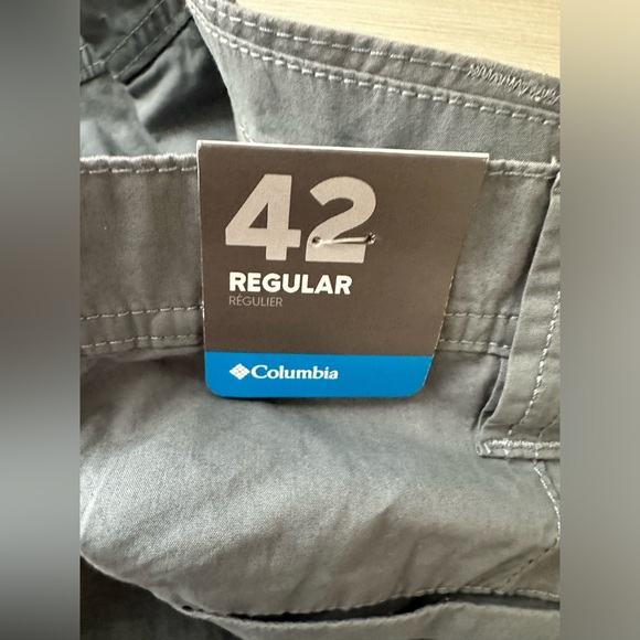 Columbia‎ Men's Washed Out™ Shorts Size 42 Regular 10” Inseam NWT Gray Chino - Picture 7 of 8